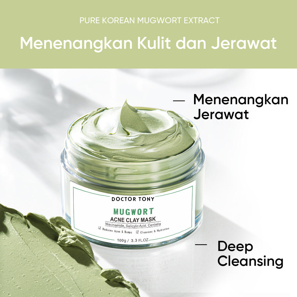 Anti-acne Argy Wormwood Clay Mask